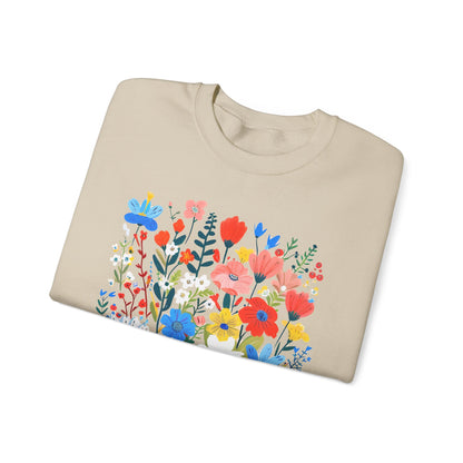 Fuck Trump Floral Sweatshirt
