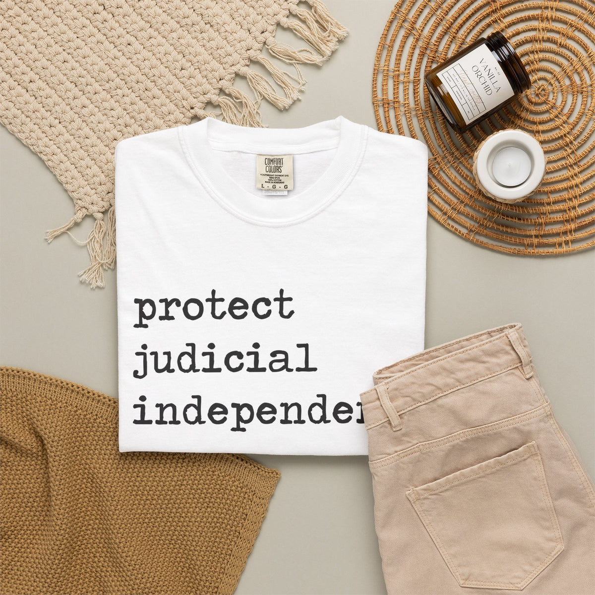 Protect Judicial Independence Comfort Colors Unisex T-Shirt