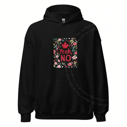 Yeah, No Care & Resist Gildan hoodie in Black