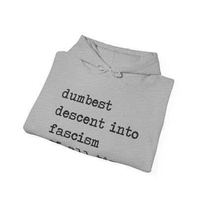 Dumbest Descent Into Fascism of All Time Hoodie