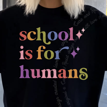 School is for Humans Comfort Colors Unisex T-Shirt