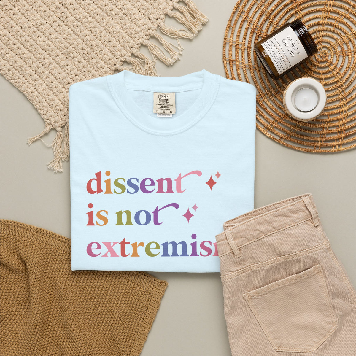 Dissent is not Extremism Comfort Colors Unisex T-Shirt