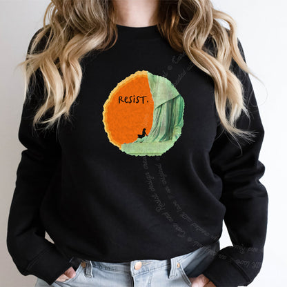 Resist Care & Resist Gildan crewneck sweatshirt in Black