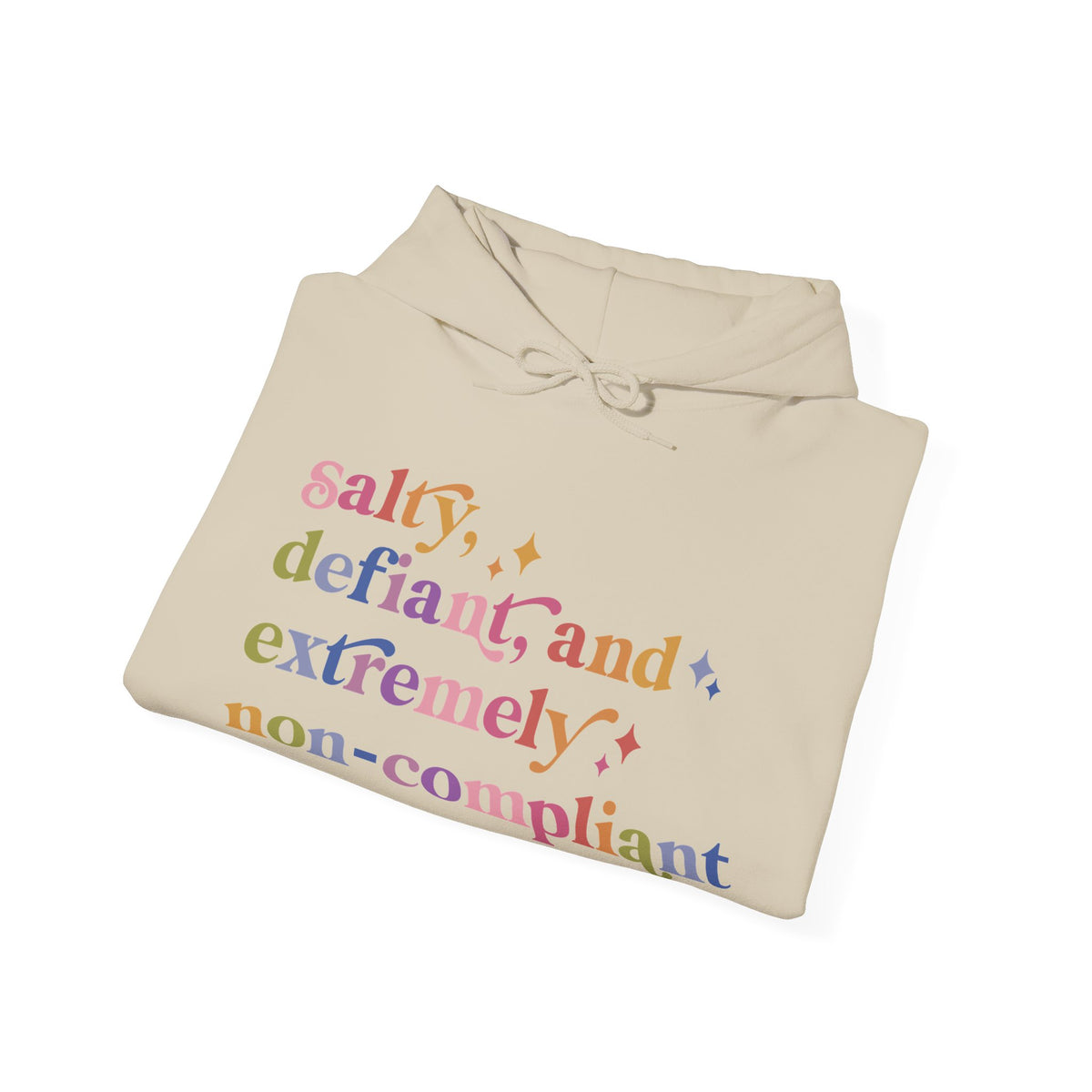 Salty, Defiant, and Extremely Non-compliant Hoodie