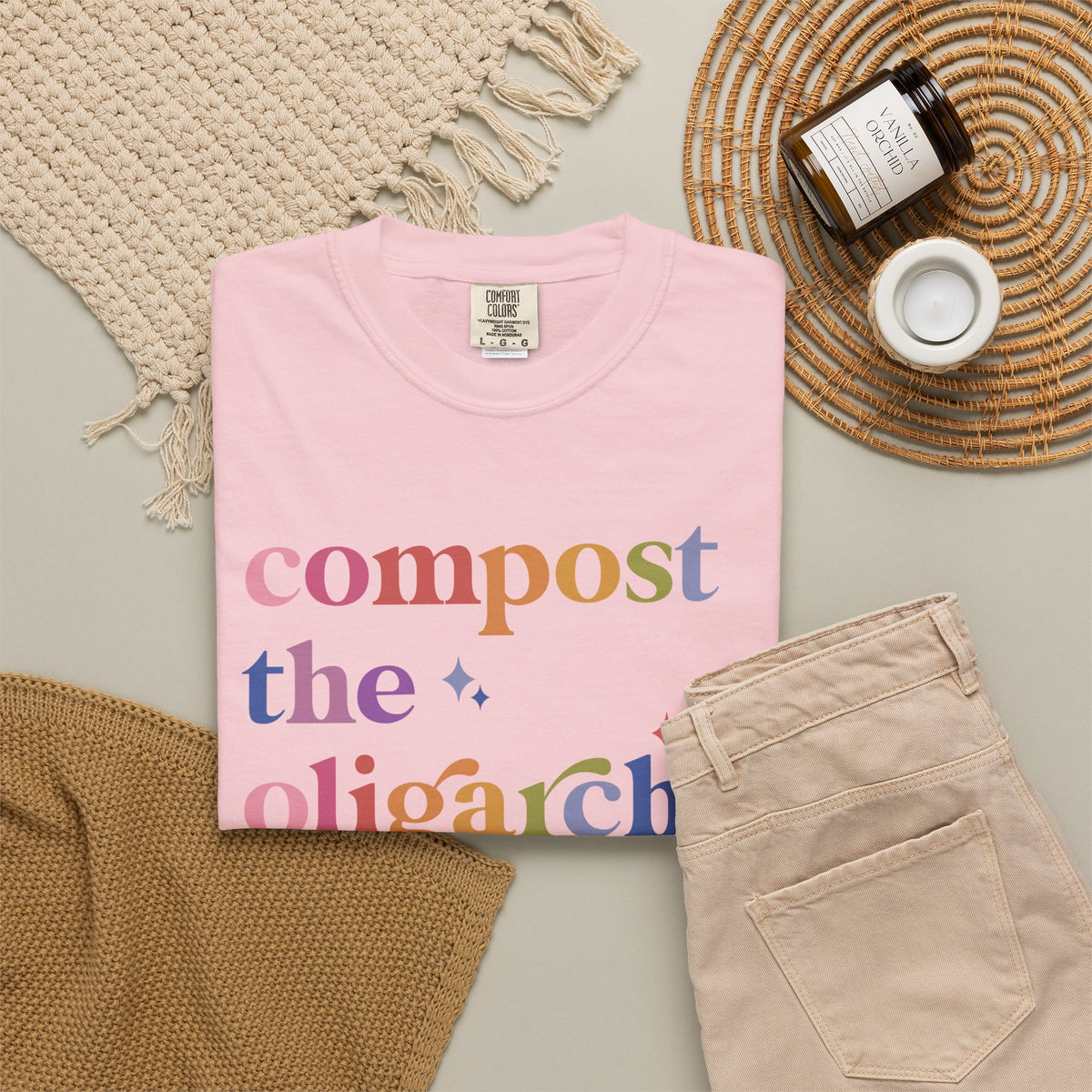 Compost the Oligarchy Comfort Colors Unisex T-Shirt