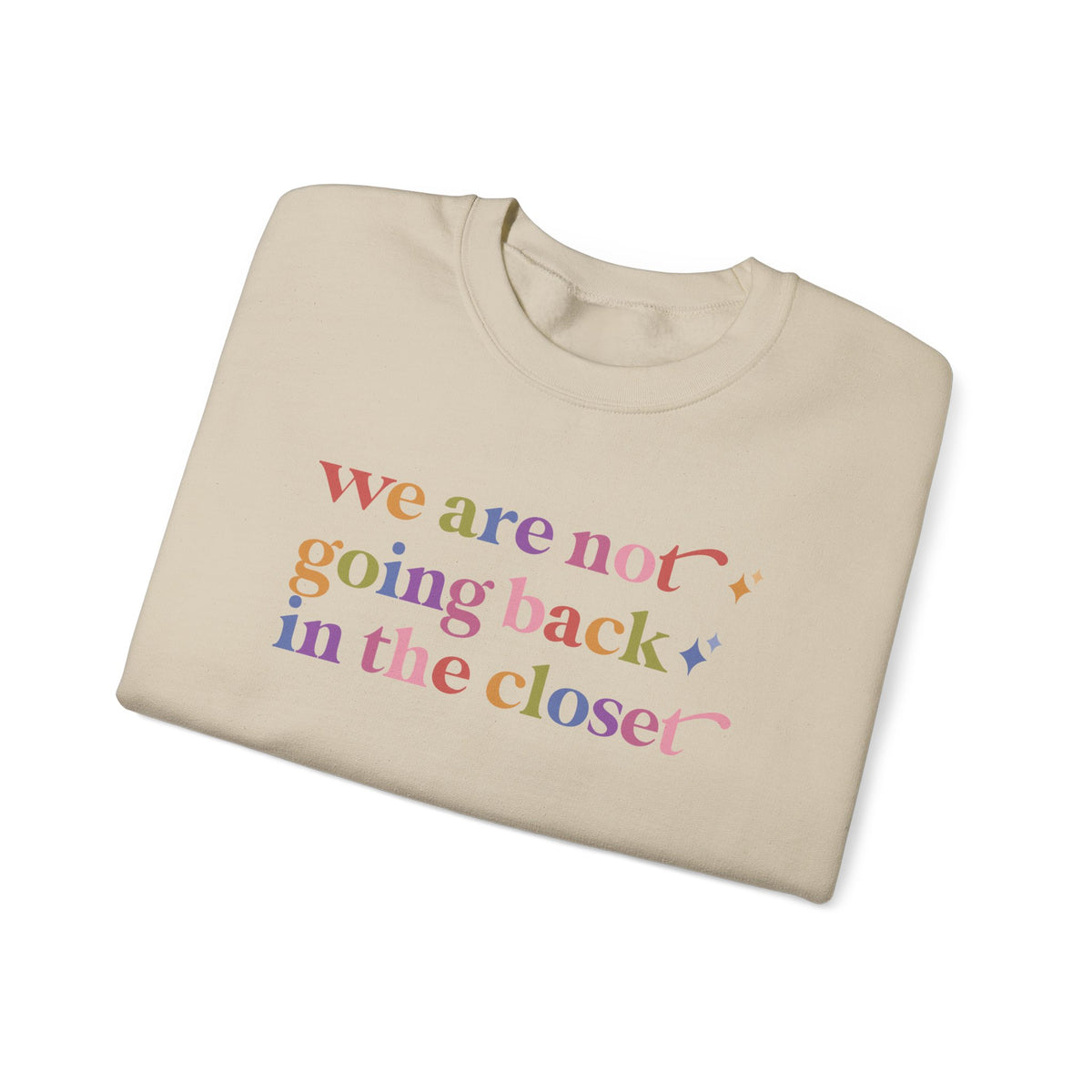 We are not Going Back in the Closet Sweatshirt