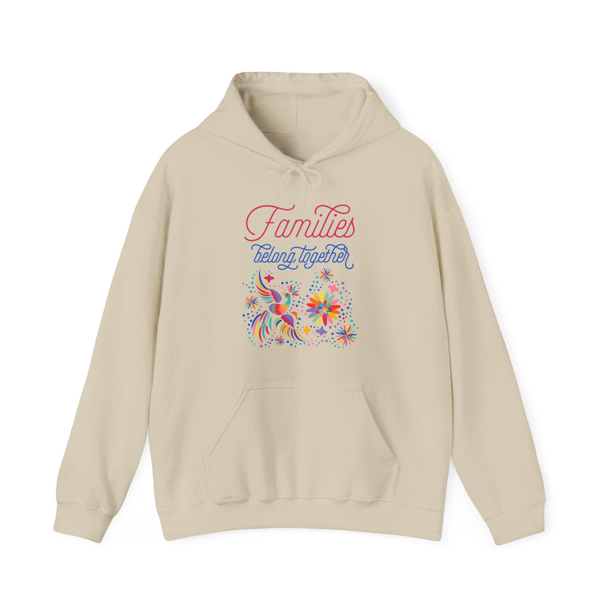 Families Belong Together Rainbow Hoodie
