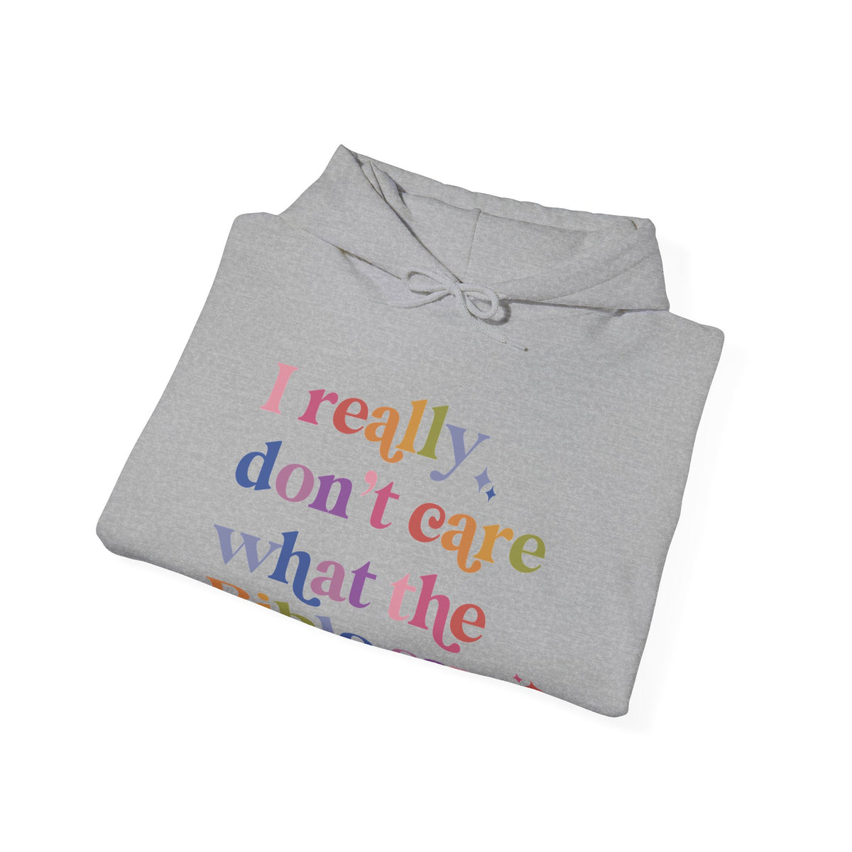 I Really Don't Care What the Bible Says Hoodie