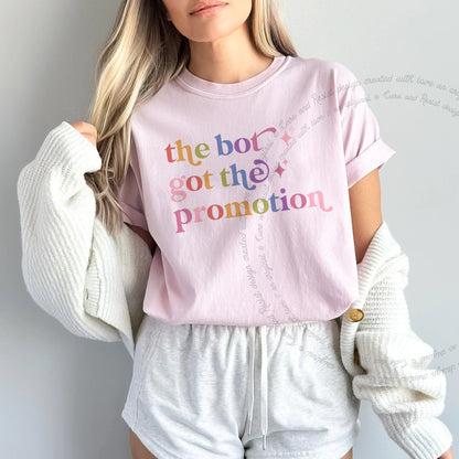 The Bot Got the Promotion Care & Resist progressive t-shirt in Blossom