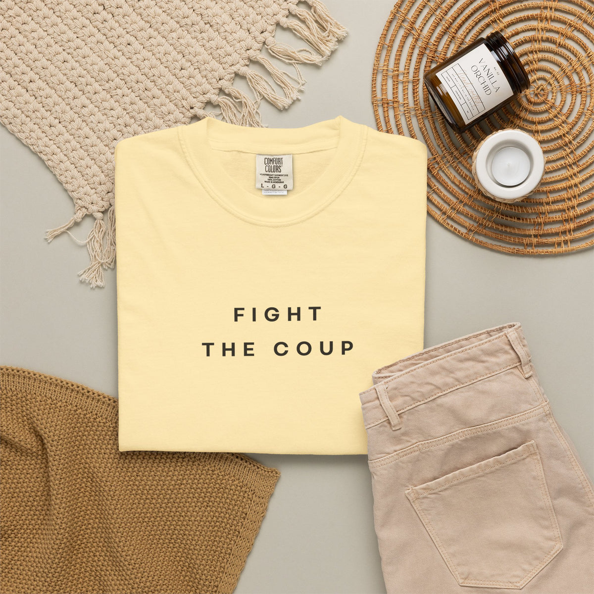 Fight the Coup Comfort Colors Unisex T-Shirt