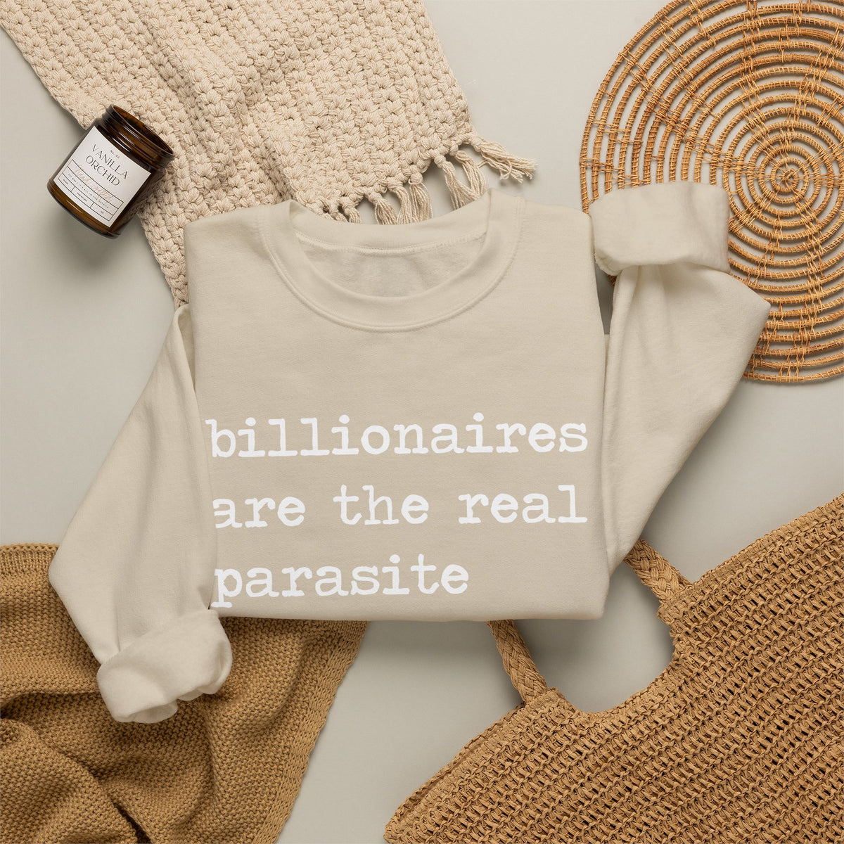Billionaires Are the Real Parasite Class Sweatshirt