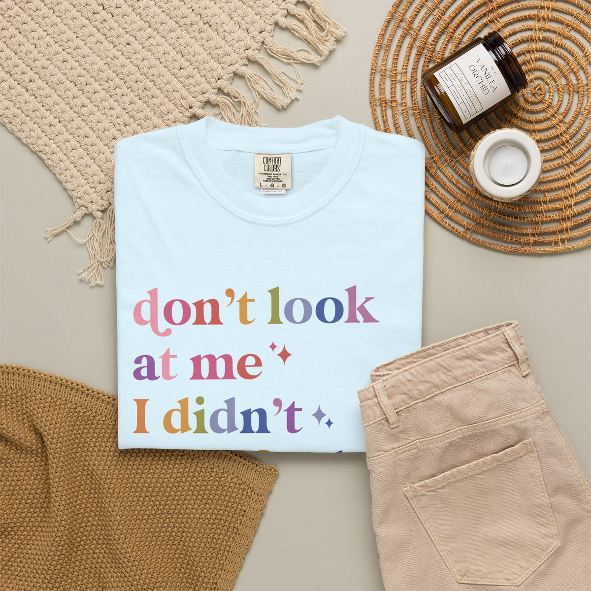 Don't Look At Me, I Didn't Vote for Him Comfort Colors Unisex T-Shirt