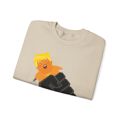 Resist Fist and Trump Blimp Sweatshirt