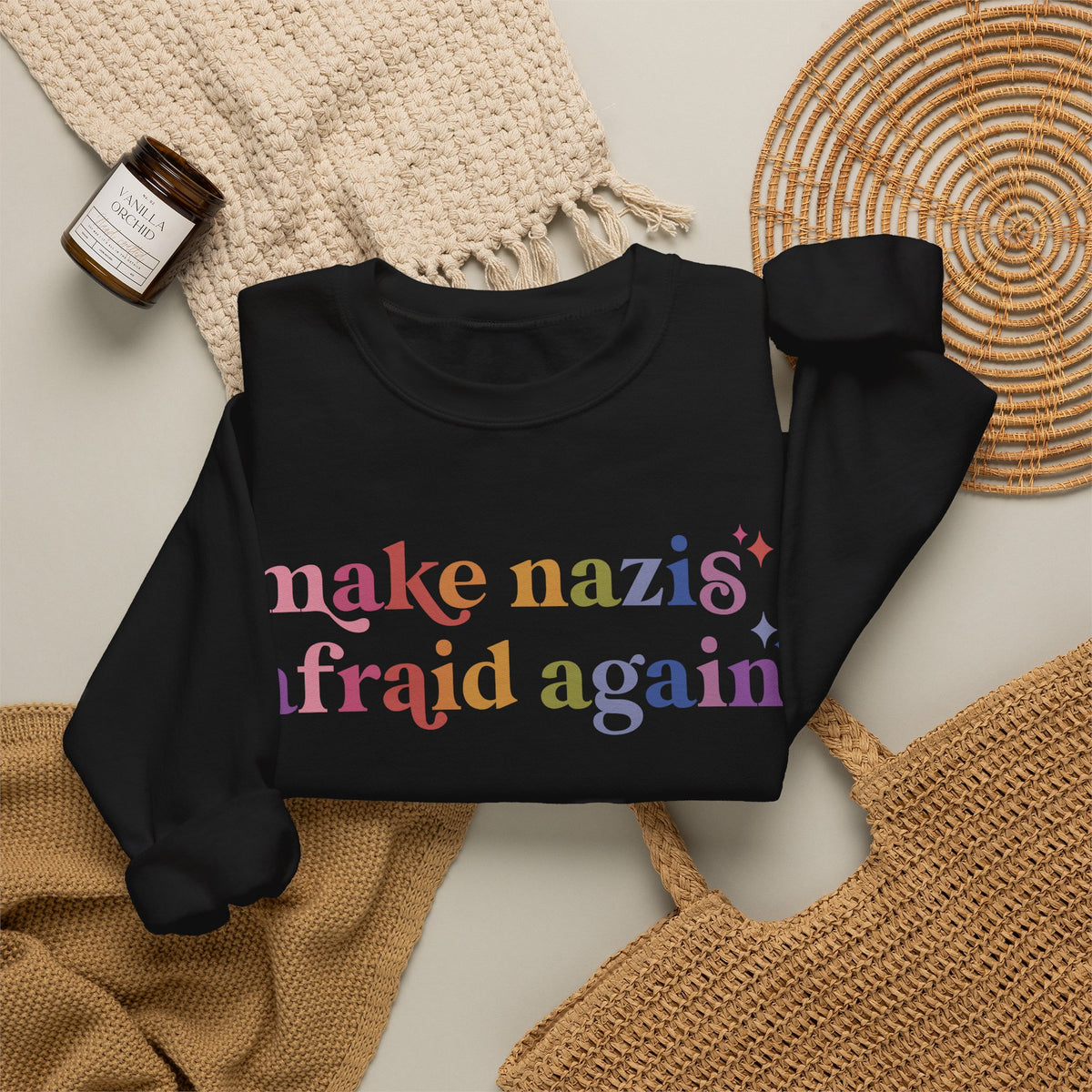 Make Nazis Afraid Again Sweatshirt