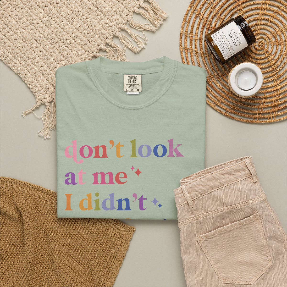 Don't Look At Me, I Didn't Vote for Him Comfort Colors Unisex T-Shirt