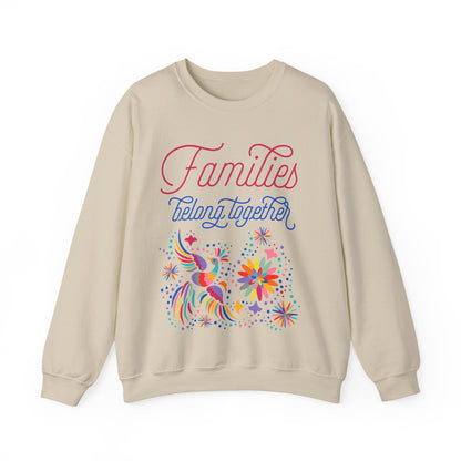 Families Belong Together Rainbow Sweatshirt
