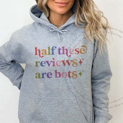 Half These Reviews are Bots Care & Resist Gildan hoodie in Sport Grey