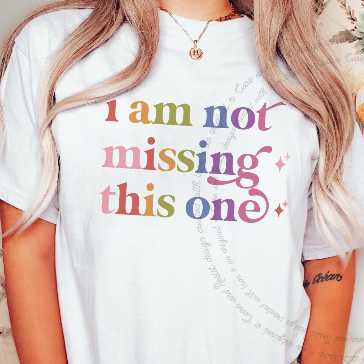 I Am not Missing This One Care & Resist progressive t-shirt in White