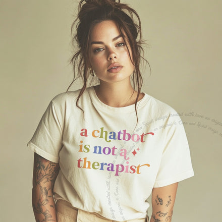 A Chatbot is not a Therapist Comfort Colors Unisex T-Shirt