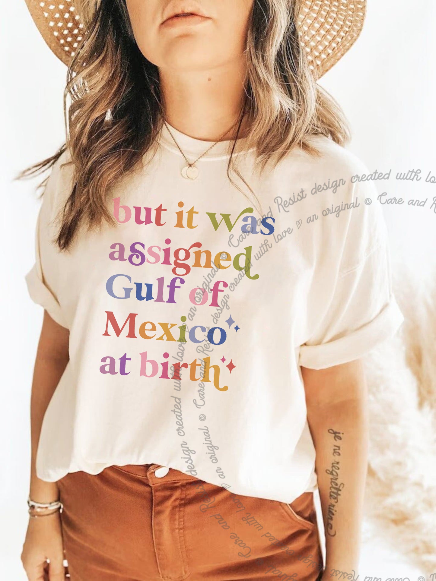 Team Gulf of Mexico America golfo de anti trump democrat liberal shirt tee t-shirt shirt tshirt apparel gift anti-fascist fascist fascism fragile masculinity 1569 dissent anti-elon elon musk deport progressive woke political support immigrants immigration rainbow colorful font words letter design retro vintage cute girly funny joke girl trans transgender support pronoun they them