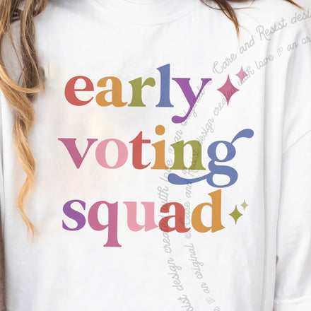 Early Voting Squad Comfort Colors Unisex T-Shirt