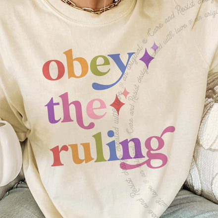 Obey the Ruling Comfort Colors Unisex T-Shirt