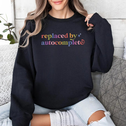 Replaced By Autocomplete Care & Resist Gildan crewneck sweatshirt in Black
