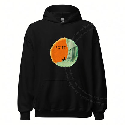 Resist Care & Resist Gildan hoodie in Black