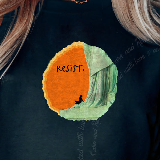 Resist Care & Resist Gildan crewneck sweatshirt in Black
