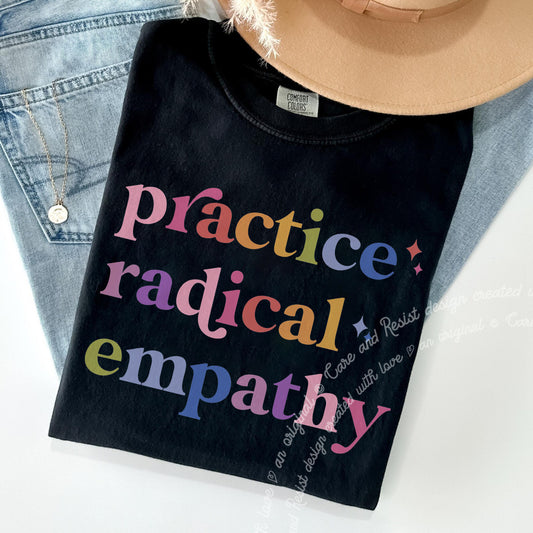 Kind kindness inclusion DEI diversity peace love equity liberal progressive t shirt t-shirt tshirt tee top apparel merch democrat hope solidarity activist activism protest equal rights diverse unity indivisible united stand divided we fall political compassion women LGBTQ trans transgender human being privilege rbg ruth Bader Ginsburg caring about other people mlk Martin luther king jr inspiration inspirational motivational motivate unite we rise by lifting others stand practice radical empathy